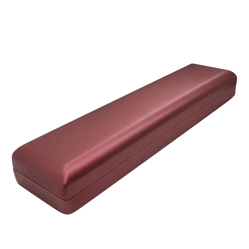 Burgundy Leatherette Jewelry Bracelet or Watch Box