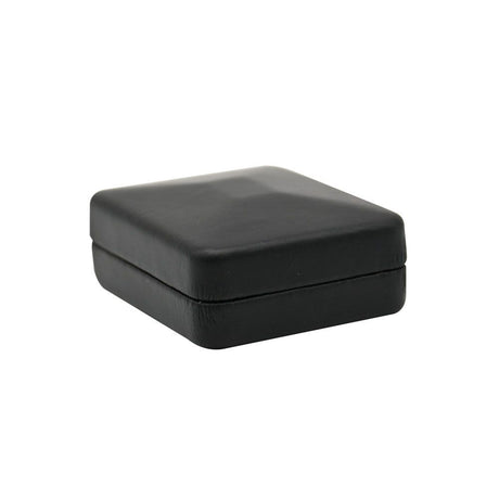 Black Leatherette Jewelry Pendant or Earring Box