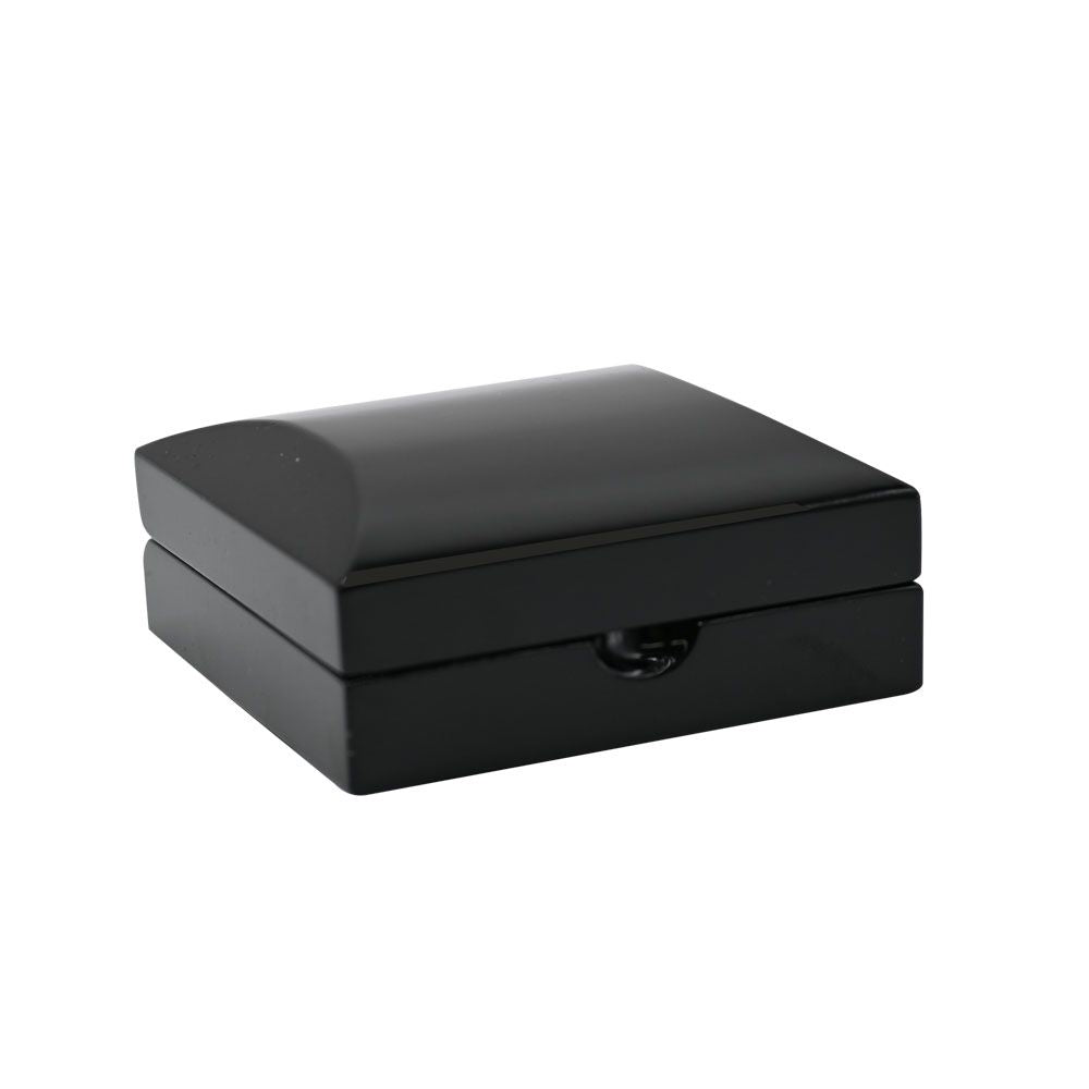 Large Black Wood Jewelry Box for Earrings / Pendants
