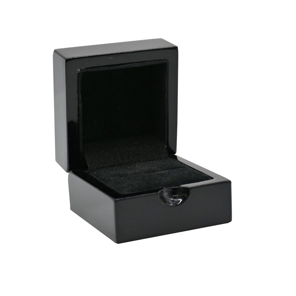 Premium Piano Finish Wood Ring Box
