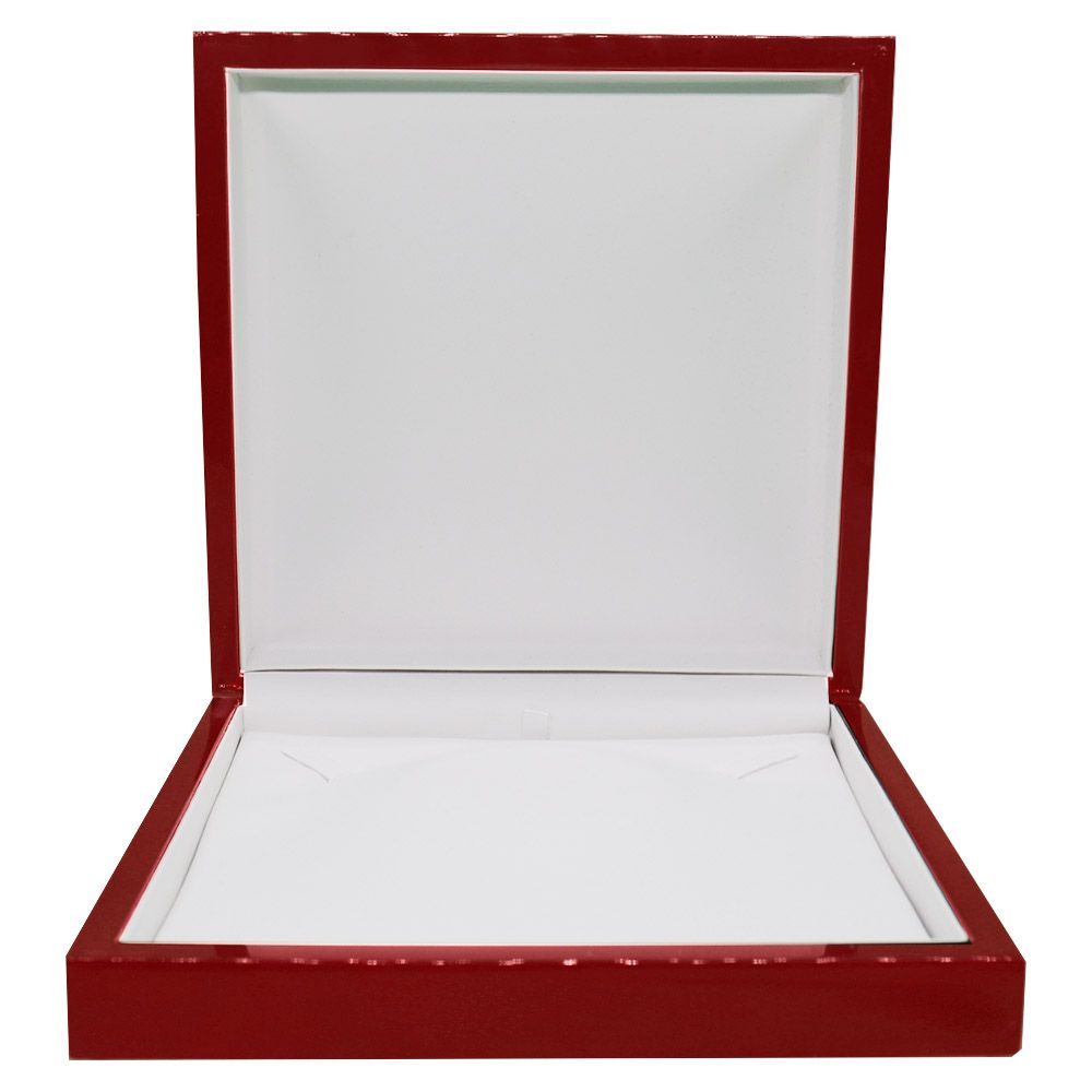 Red Rosewood Jewelry Necklace Boxes