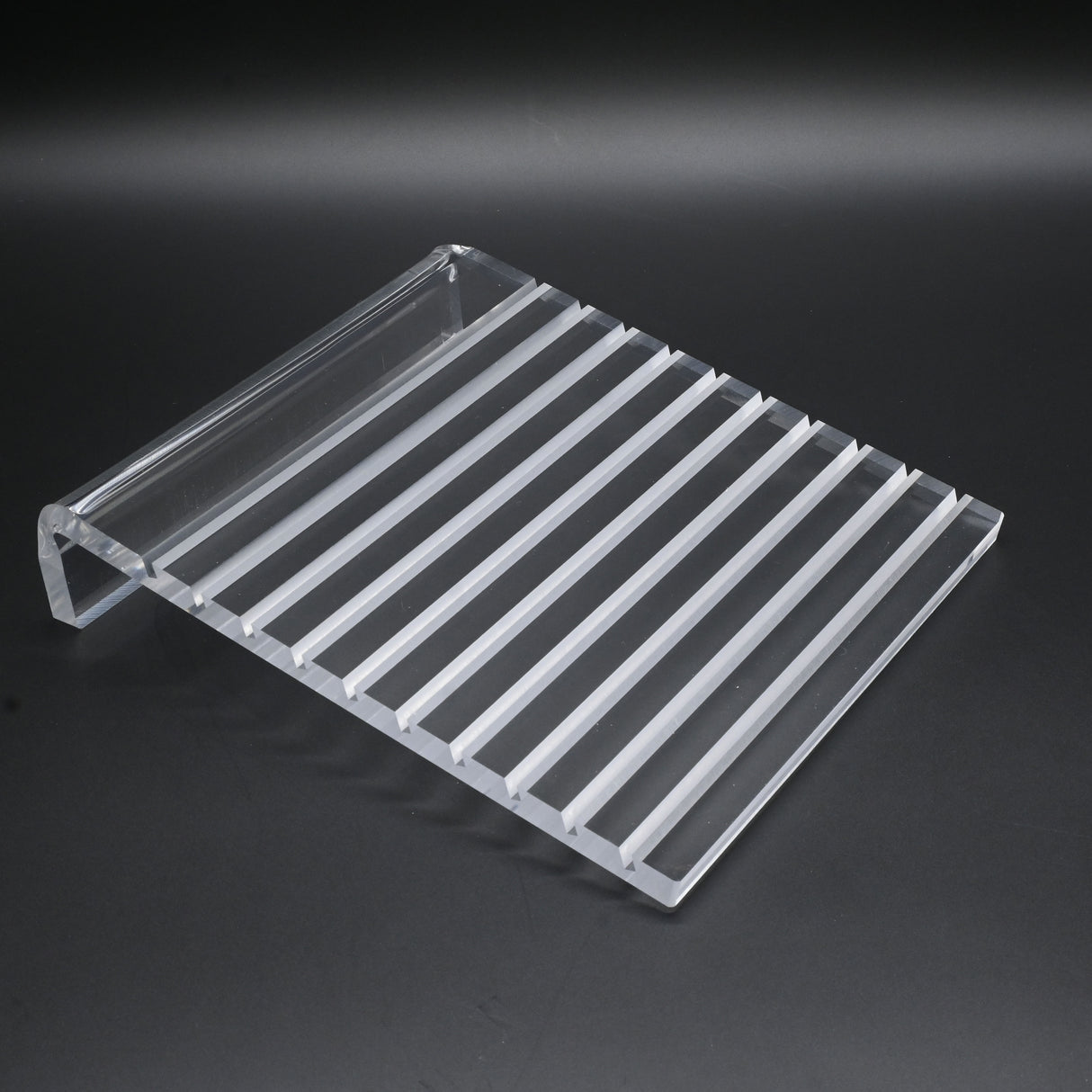 Clear Acrylic Earring Card Display Holder - Holds (30) 2" Wide Cards