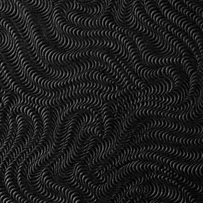 Swirl Black Cotton Filled Square Jewelry Gift Boxes #33