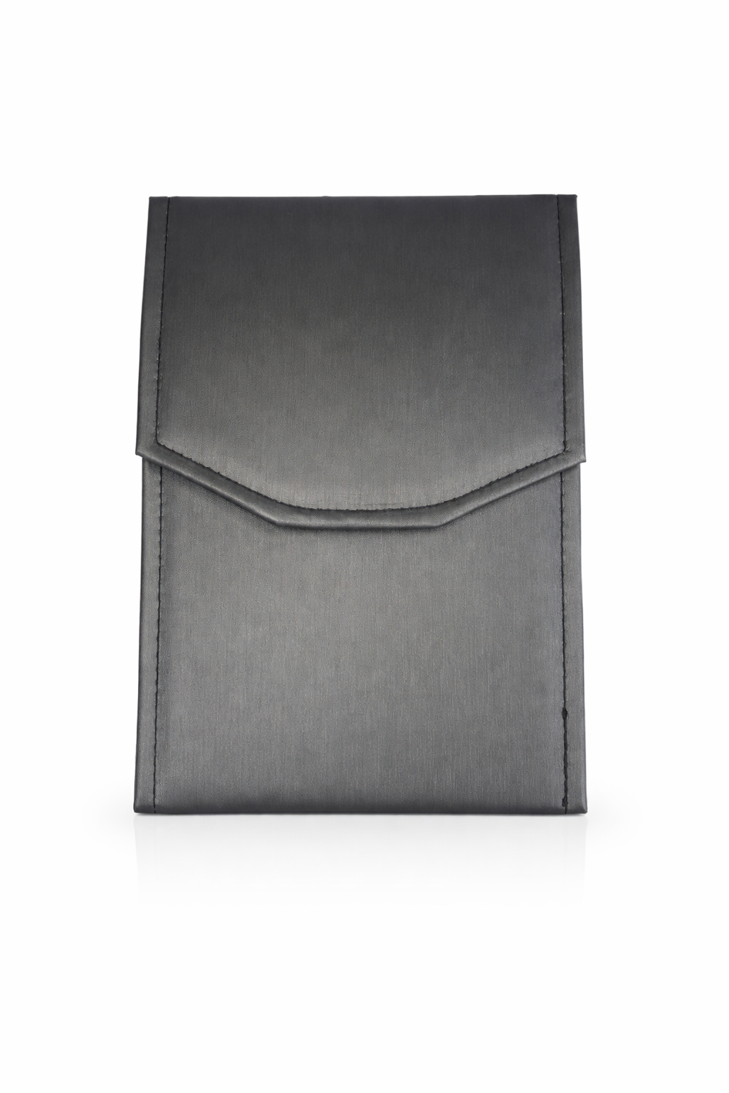 Steel Grey Leatherette Jewelry Necklace Pearl Presentation Folder