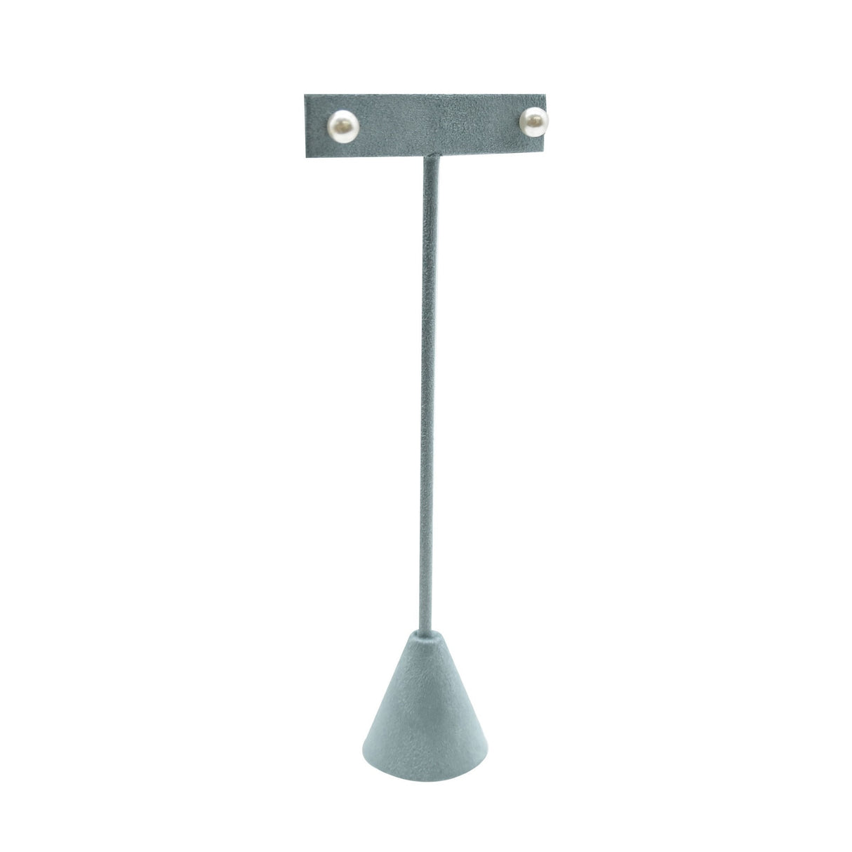 Blue Suede Earring T-Stand Display - 6-3/4" Tall