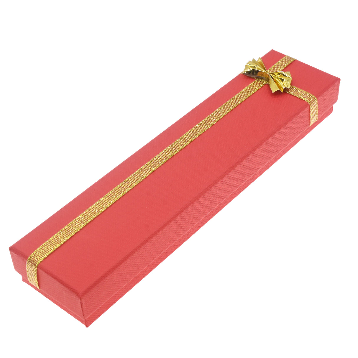 Red Linen Bow Tie Jewelry Bracelet or Watch Gift Packaging Boxes