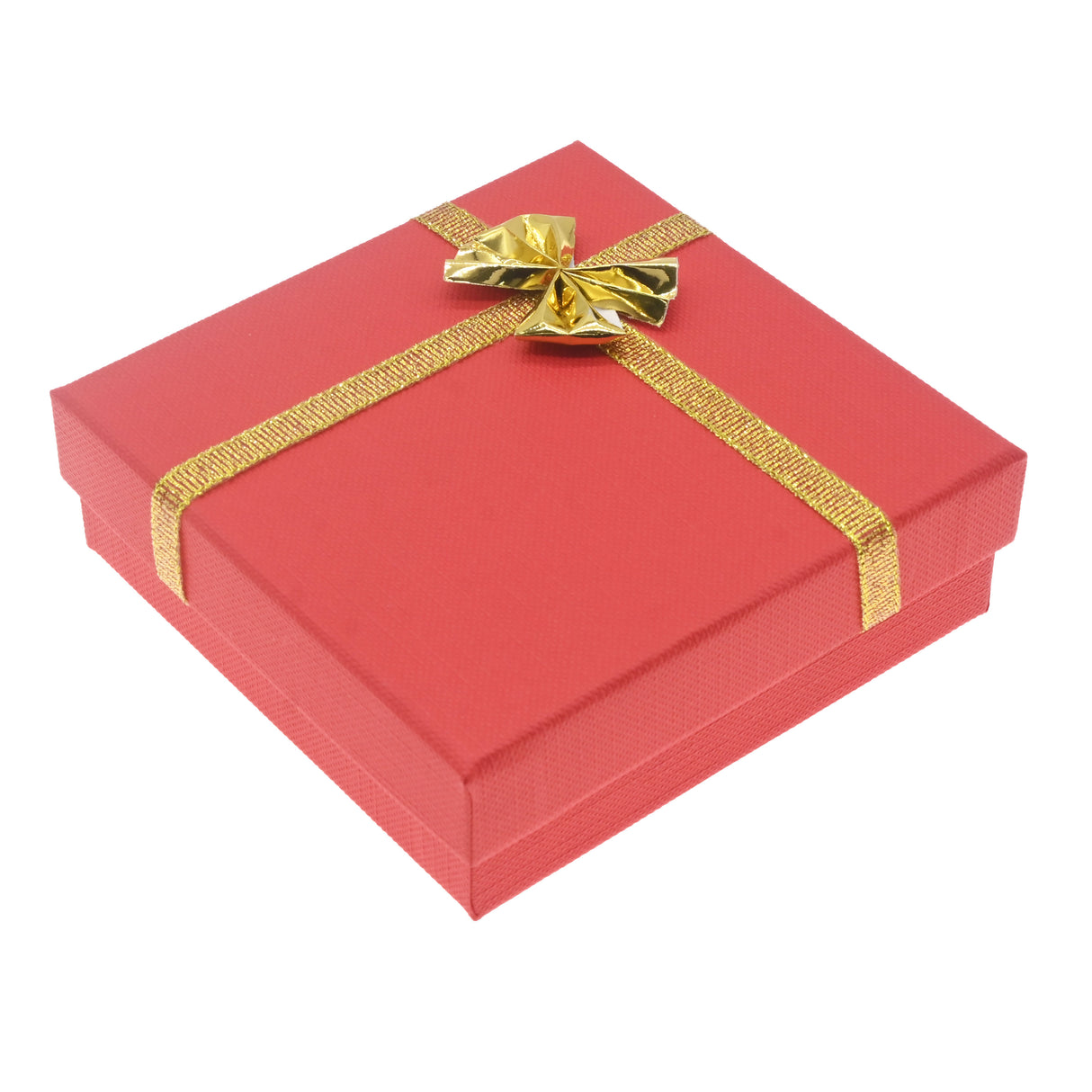 Red Linen Bow Tie Jewelry Bangle Gift Packaging Boxes