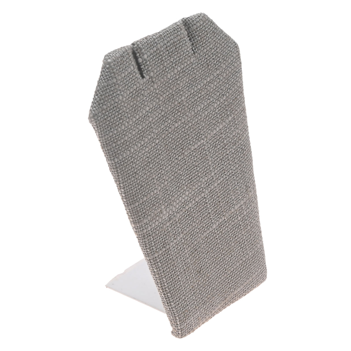 Grey Linen Jewelry Earring / Pendant Stand