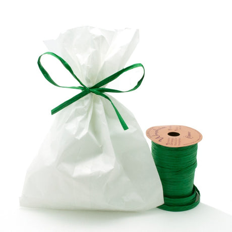 White Paper Gift Shopping Bags, 100 Per Pack, 6" x 9"