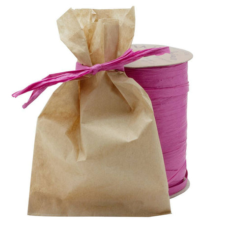 Brown Kraft Paper Gift Shopping Bags, 100 Per Pack, 6" x 9"