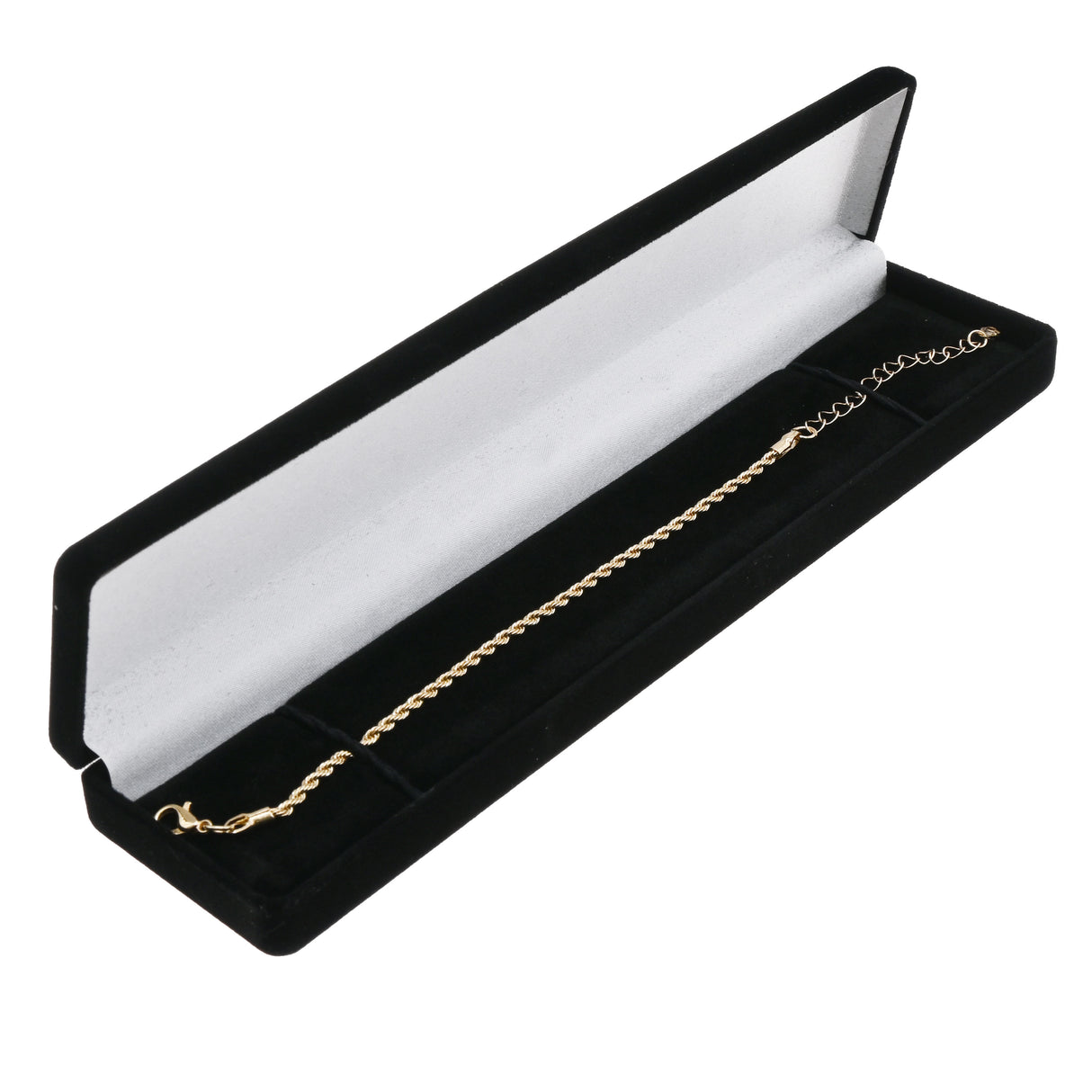 Black Flocked Bracelet Box