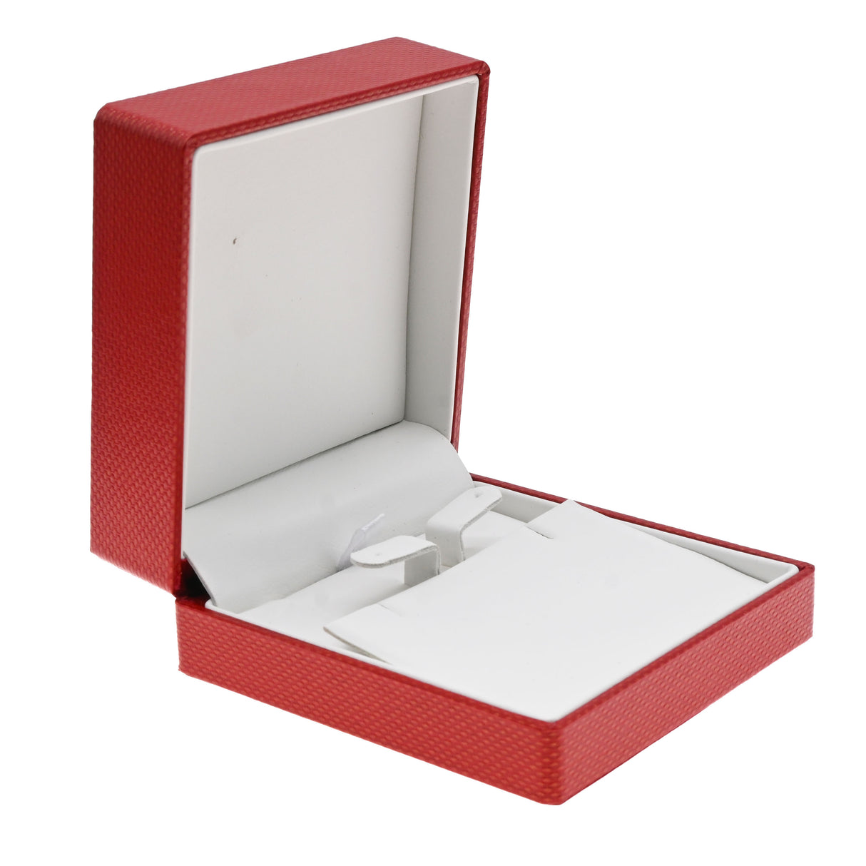 Premium Red Textured Earring / Pendant Jewelry Boxes