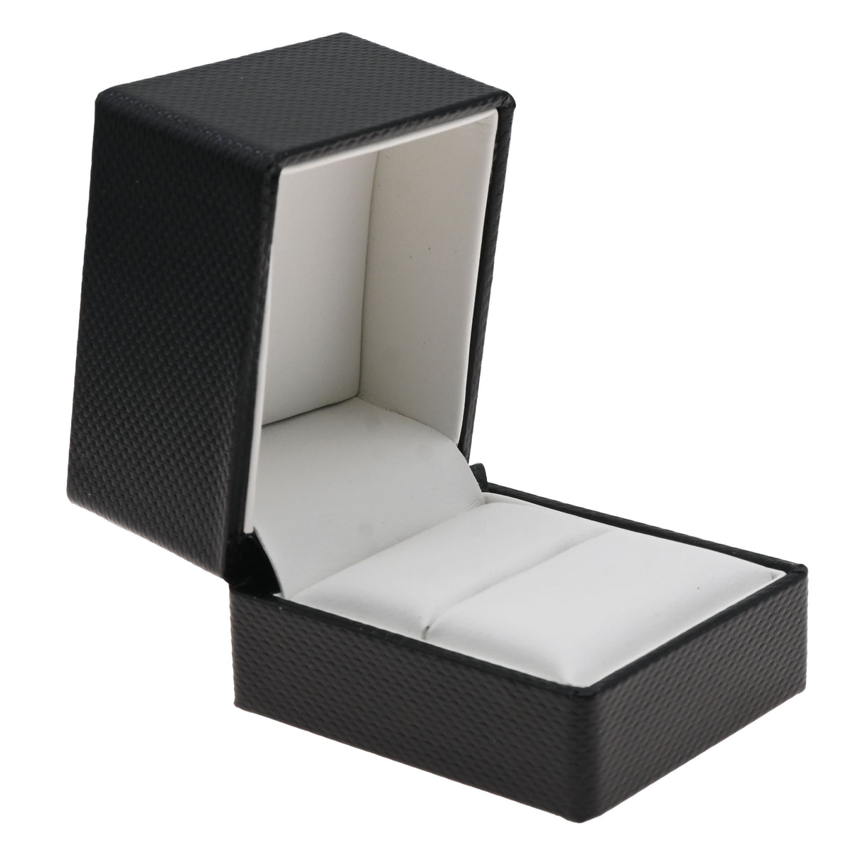 Black Premium Textured Jewelry Ring Gift Packaging Boxes