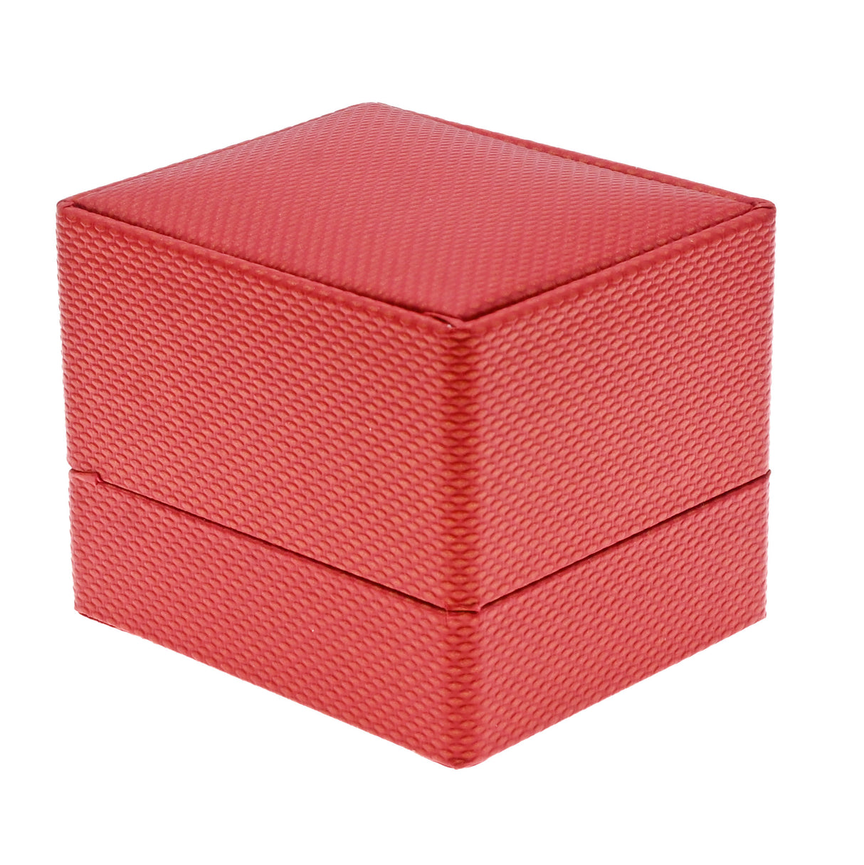Red Premium Textured Jewelry Ring Gift Packaging Boxes
