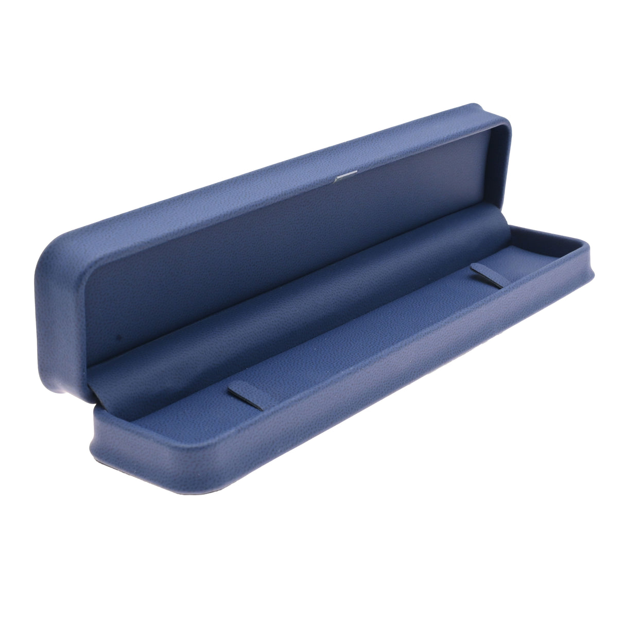 Navy Blue Leatherette Jewelry Bracelet Box