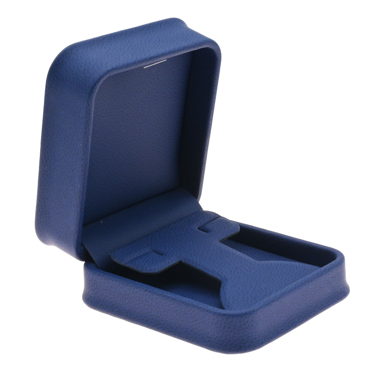 Navy Blue Leatherette Jewelry Earring T Stand Boxes