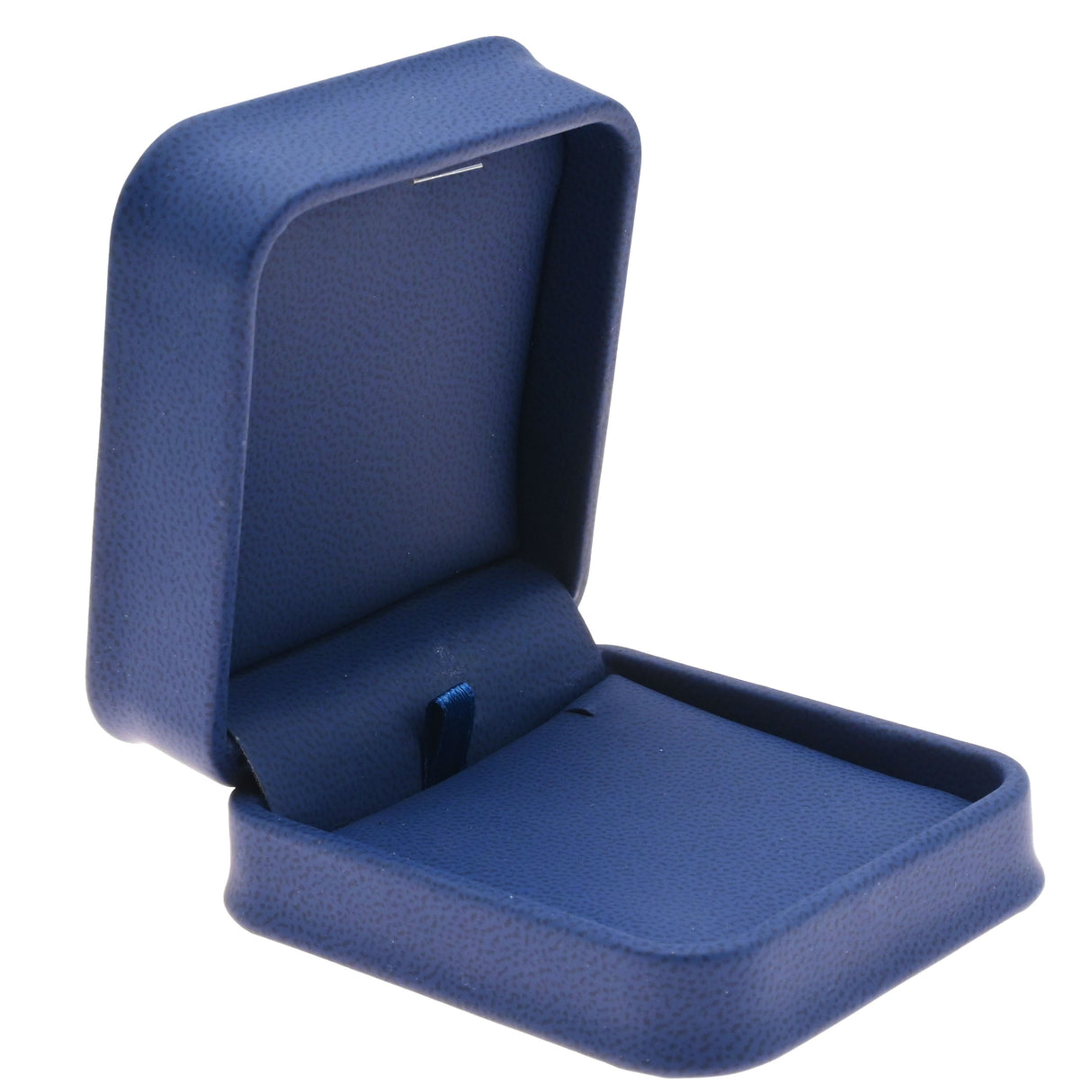 Navy Blue Leatherette Jewelry Pendant Gift Boxes