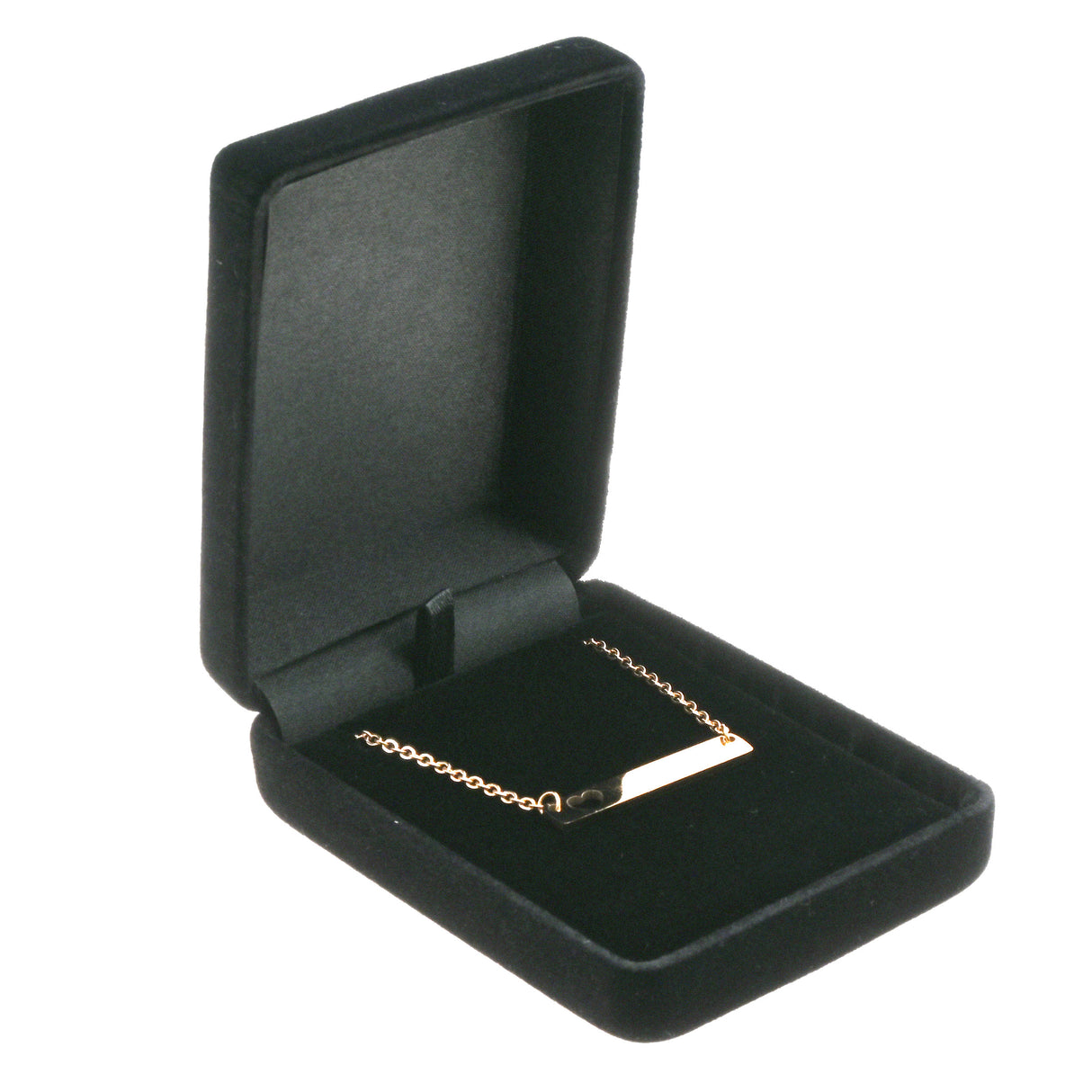 Black Velvet Stud Earring or Jewelry Pendant Gift Packaging Boxes