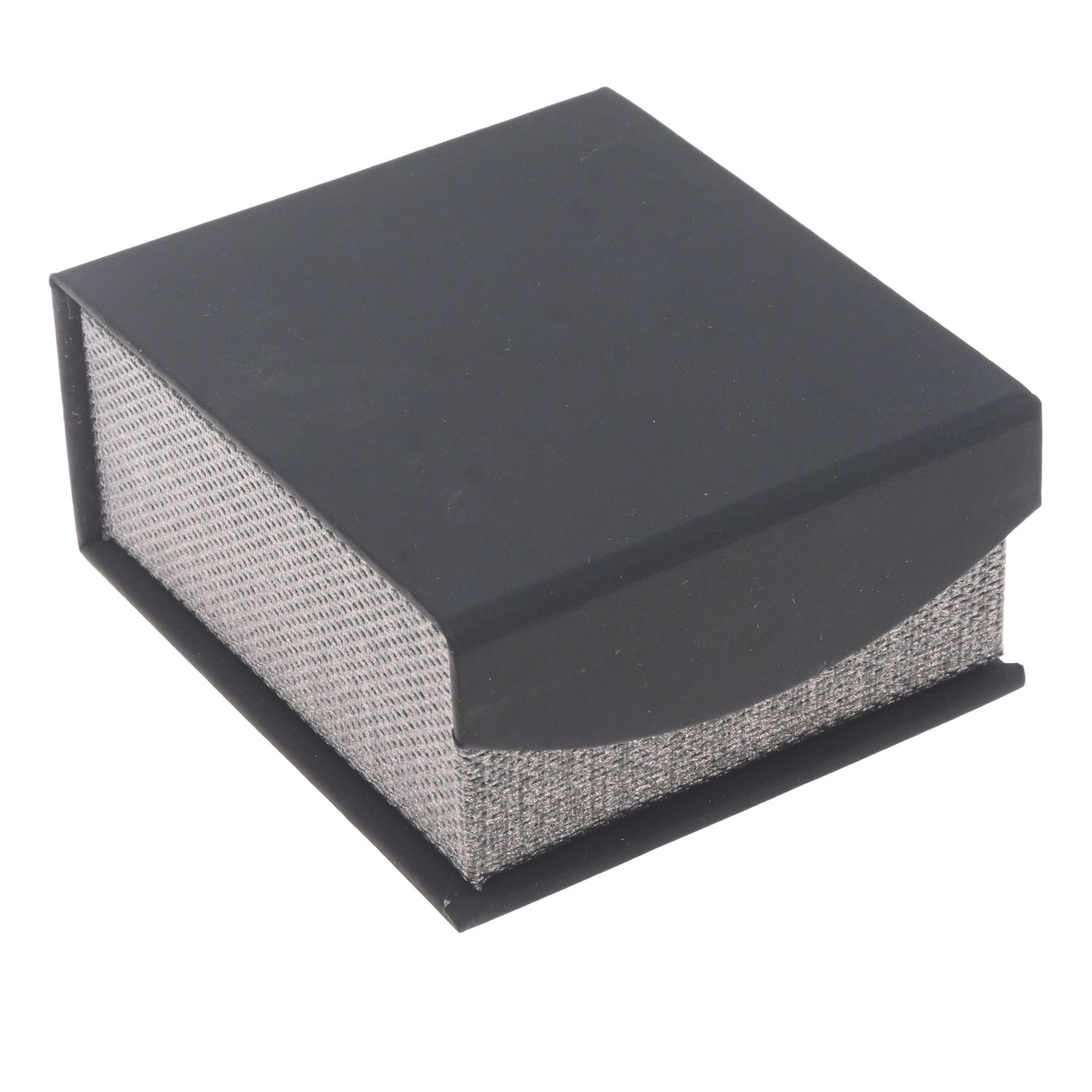 Black and Grey Magnetic Lid Jewelry Earring or Pendant Boxes