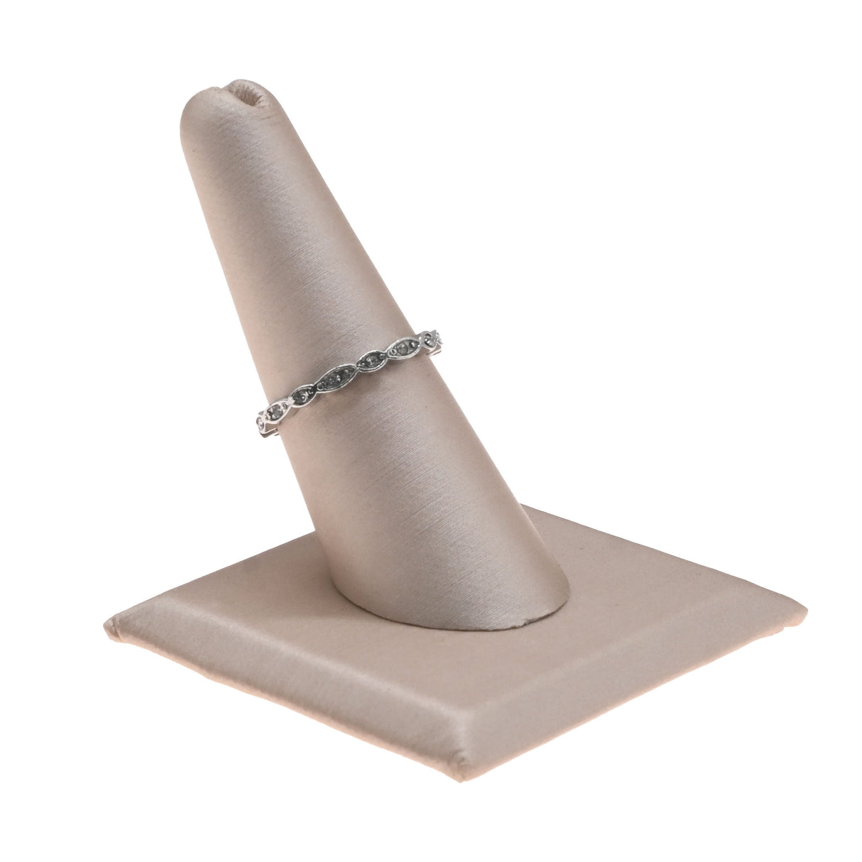 Champagne Pink Single Finger Jewelry Ring Display