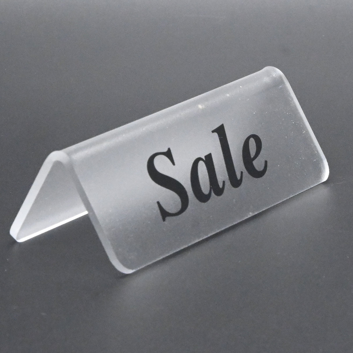 Acrylic Sale Display Sign – 3.25" x 1.25"
