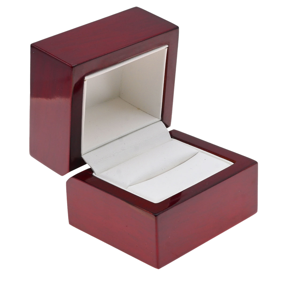 Red Rosewood Jewelry Ring Box Packaging
