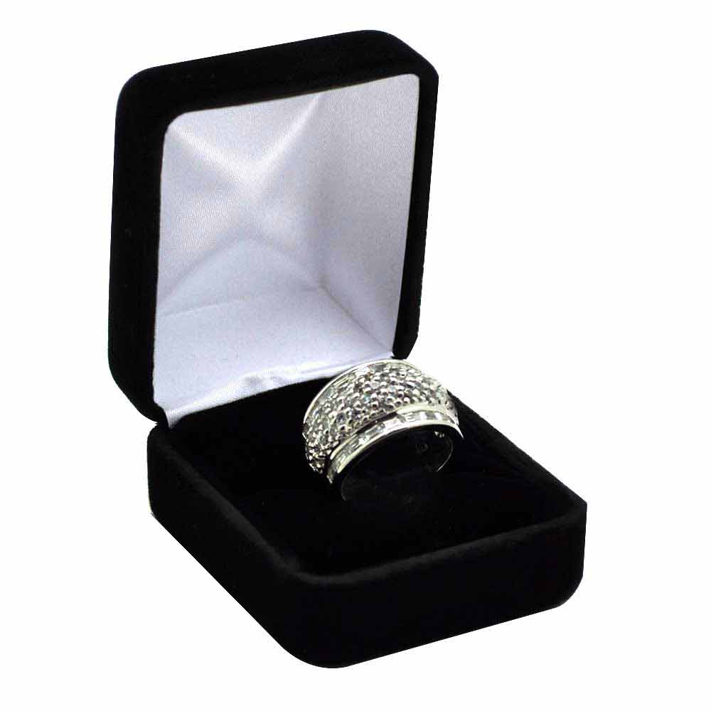Black Velvet Ring Boxes