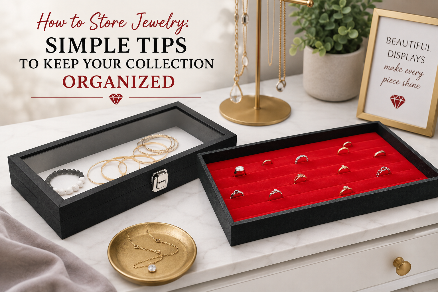 How to Store Jewelry: Simple Tips to Keep Your Collection Organized