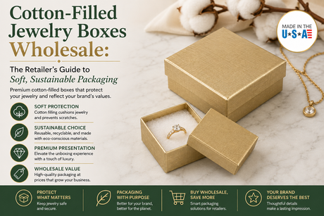 Cotton-Filled Jewelry Boxes Wholesale: The Retailer's Guide to Soft, Sustainable Packaging