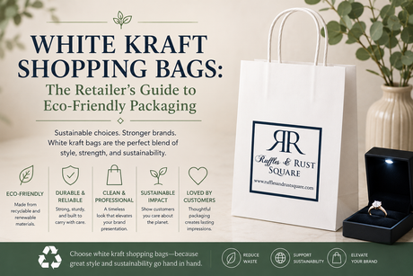 White Kraft Shopping Bags: The Retailer's Guide to Eco-Friendly Packaging