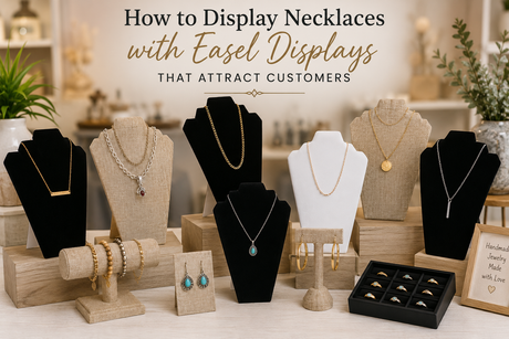 How to Display Necklaces with Easel Displays That Attract Customers
