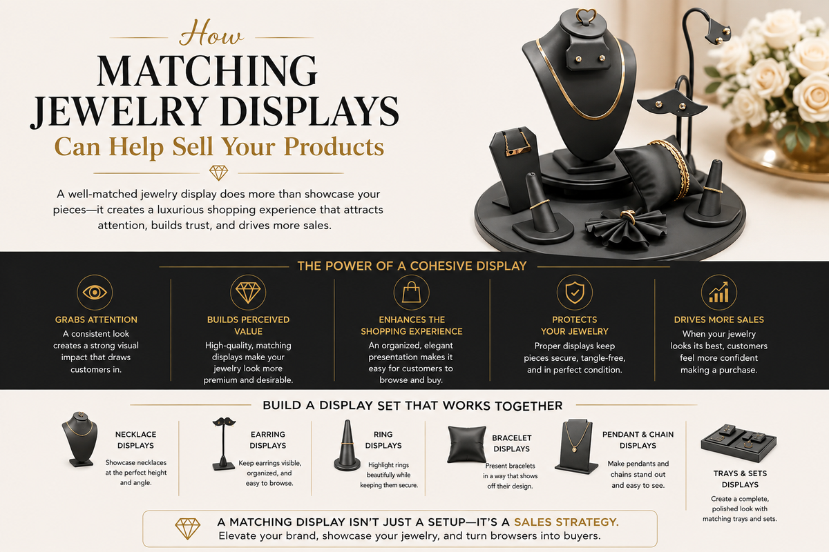 How Matching Jewelry Displays Can Help Sell Your Products
