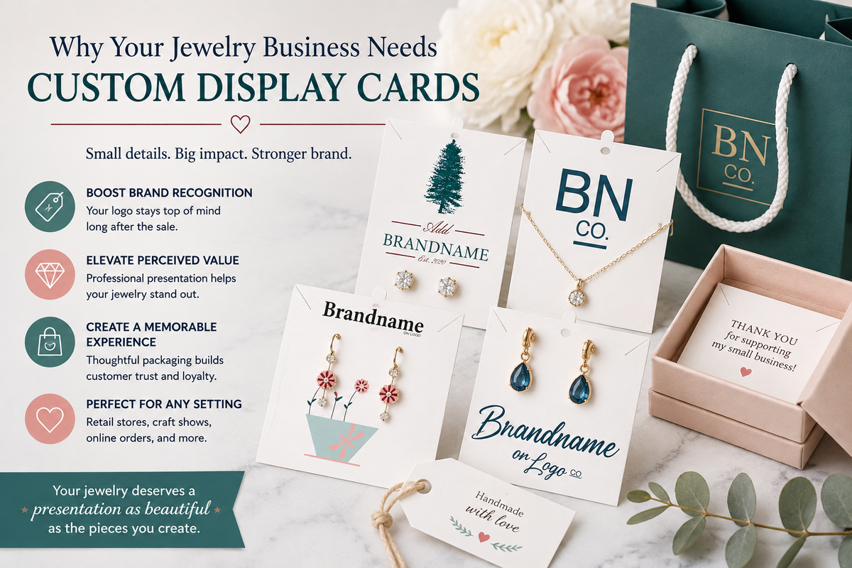 Why Your Jewelry Business Needs Custom Display Cards