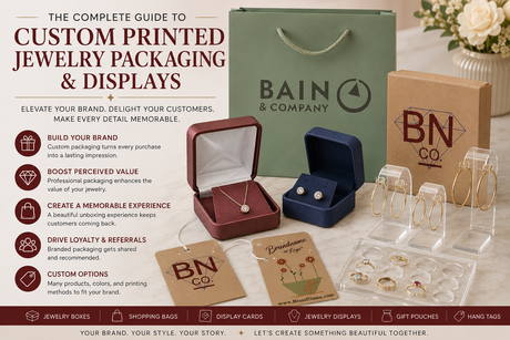 The Complete Guide to Custom Printed Jewelry Packaging & Displays