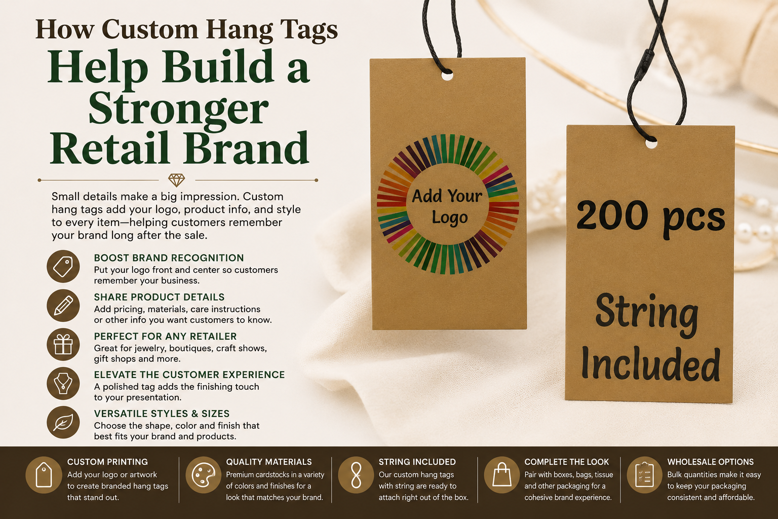 How Custom Hang Tags Help Build a Stronger Retail Brand