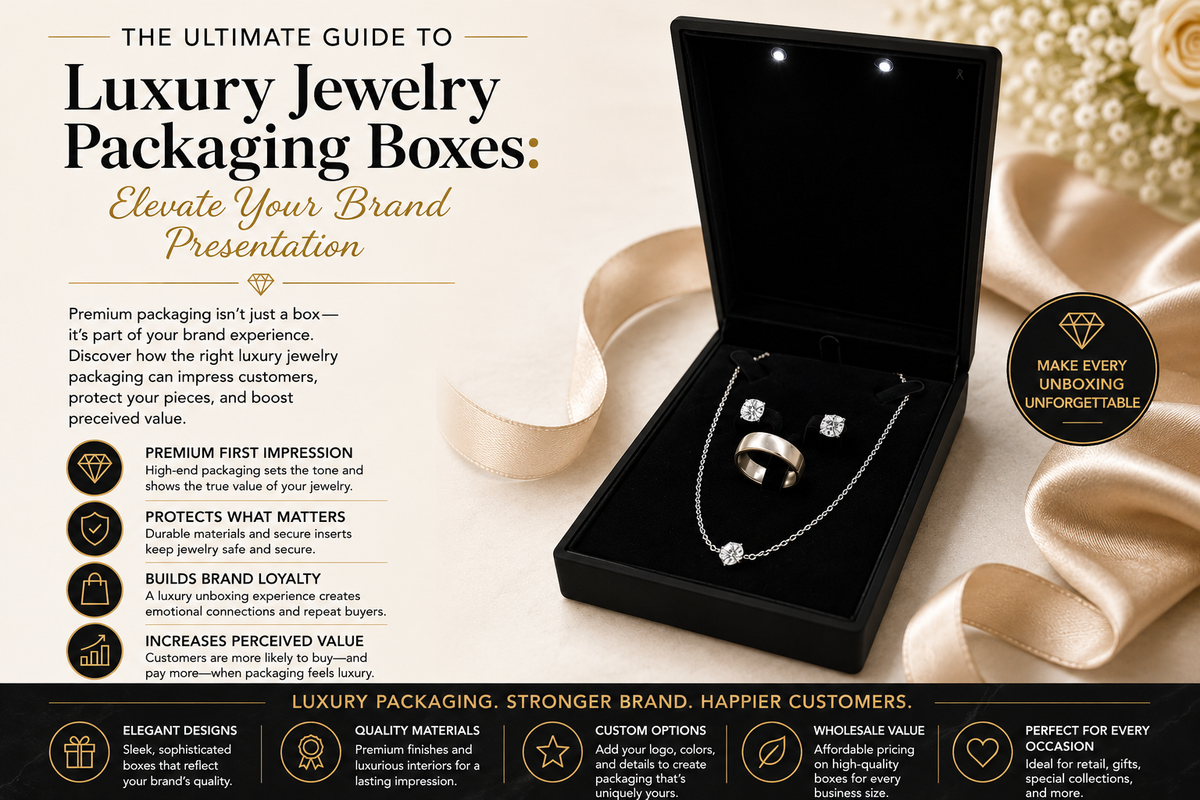 The Ultimate Guide to Luxury Jewelry Packaging Boxes: Elevate Your Brand Presentation