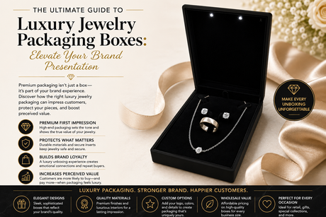 The Ultimate Guide to Luxury Jewelry Packaging Boxes: Elevate Your Brand Presentation