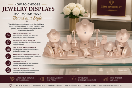 How to Choose Jewelry Displays That Match Your Brand and Style