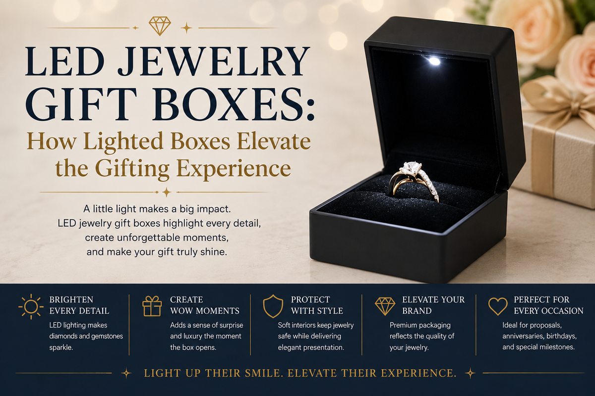 LED Jewelry Gift Boxes: How Lighted Boxes Elevate the Gifting Experience