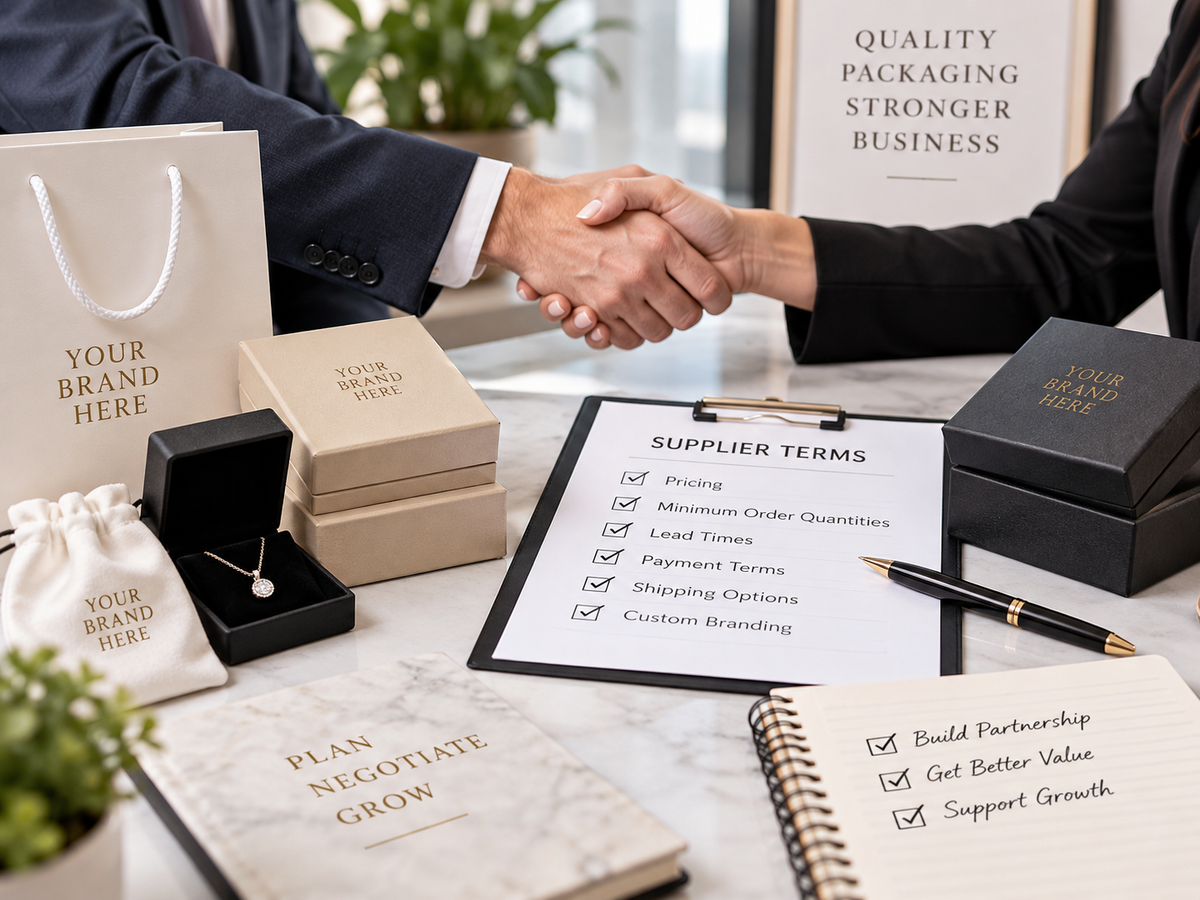How to Negotiate Better Terms with Your Jewelry Packaging Supplier