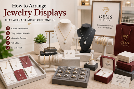 How to Arrange Jewelry Displays That Attract More Customers
