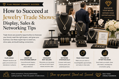 How to Succeed at Jewelry Trade Shows: Display, Sales & Networking Tips
