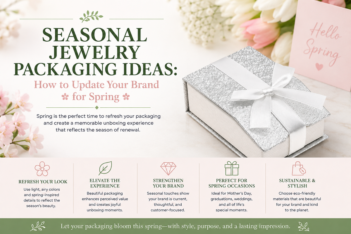 Seasonal Jewelry Packaging Ideas: How to Update Your Brand for Spring