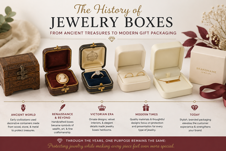 The History of Jewelry Boxes: From Ancient Treasures to Modern Gift Packaging