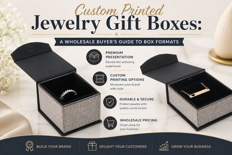 Custom Printed Jewelry Gift Boxes: A Wholesale Buyer's Guide to Box Formats