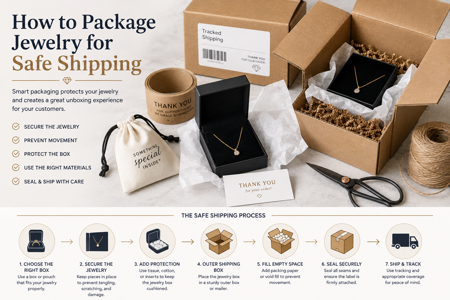 How to Package Jewelry for Safe Shipping