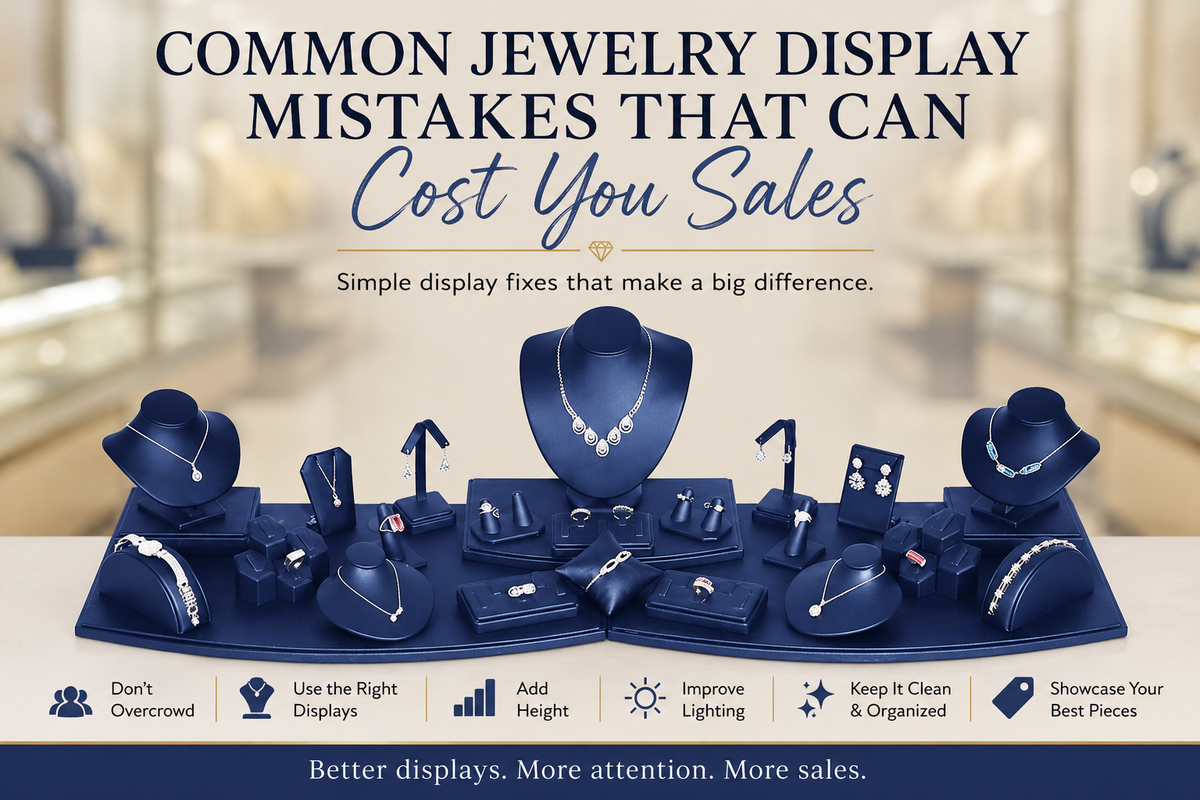 Common Jewelry Display Mistakes That Can Cost You Sales