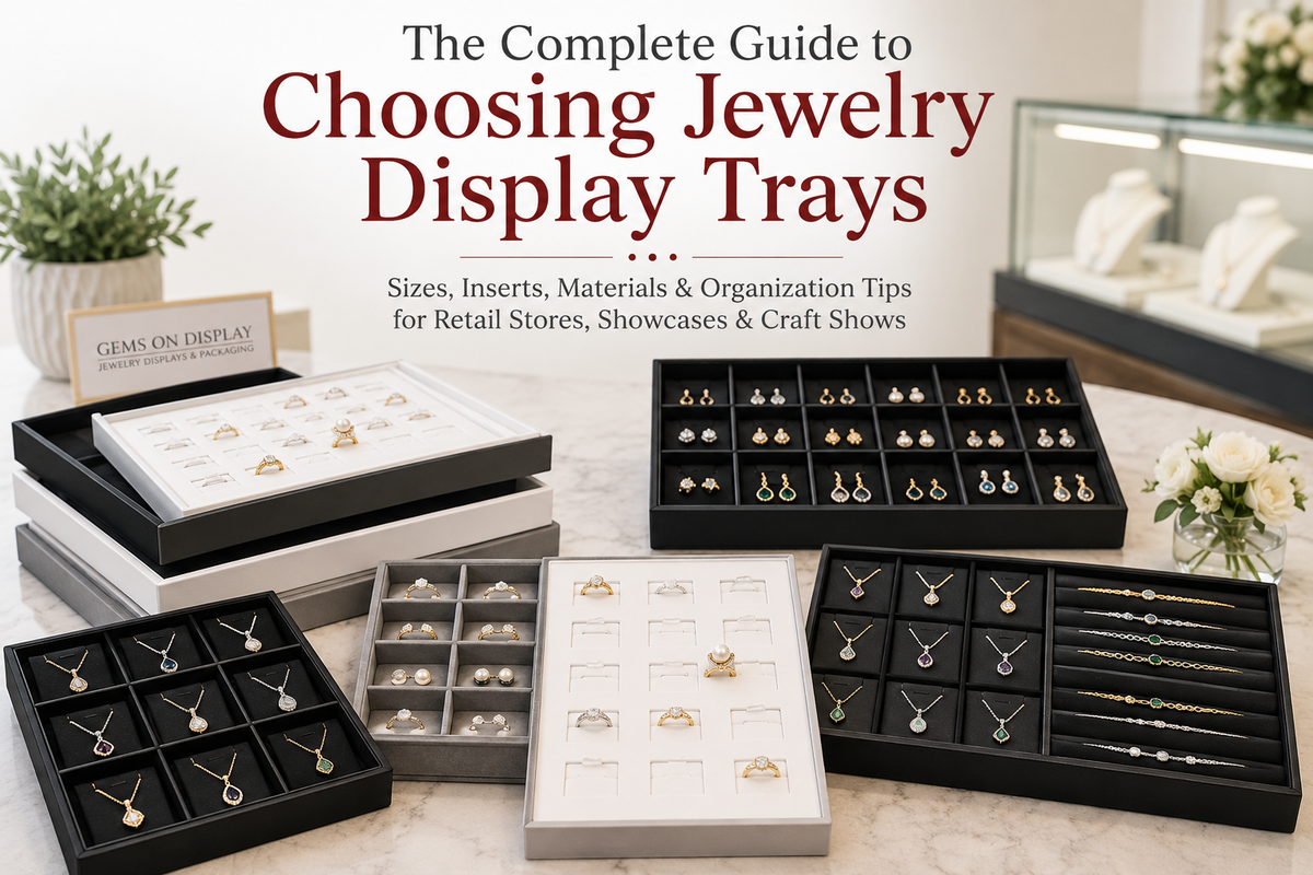The Complete Guide to Choosing Jewelry Display Trays
