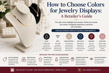 How to Choose Colors for Jewelry Displays: A Retailer's Guide