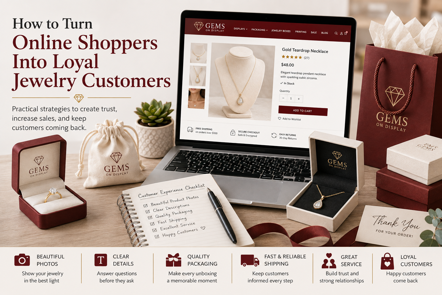 How to Turn Online Shoppers Into Loyal Jewelry Customers